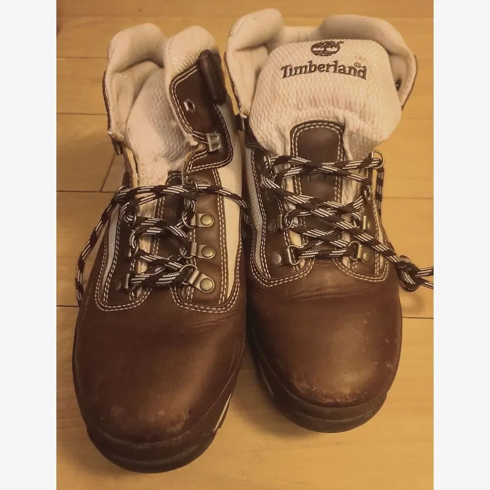 Timberlands Men Brown and‎ Beige Winter Hiking Boots Size 11